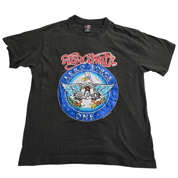 Aerosmith Other - 1993 Aerosmith Vintage Aero Force One Tour Shirt XL Original Single Stitch